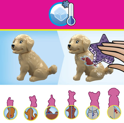 MEGA Barbie Color Reveal - Huisdieren trainen en wassen