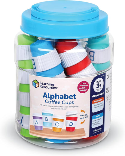Learning Resources Alfabet koffiecups