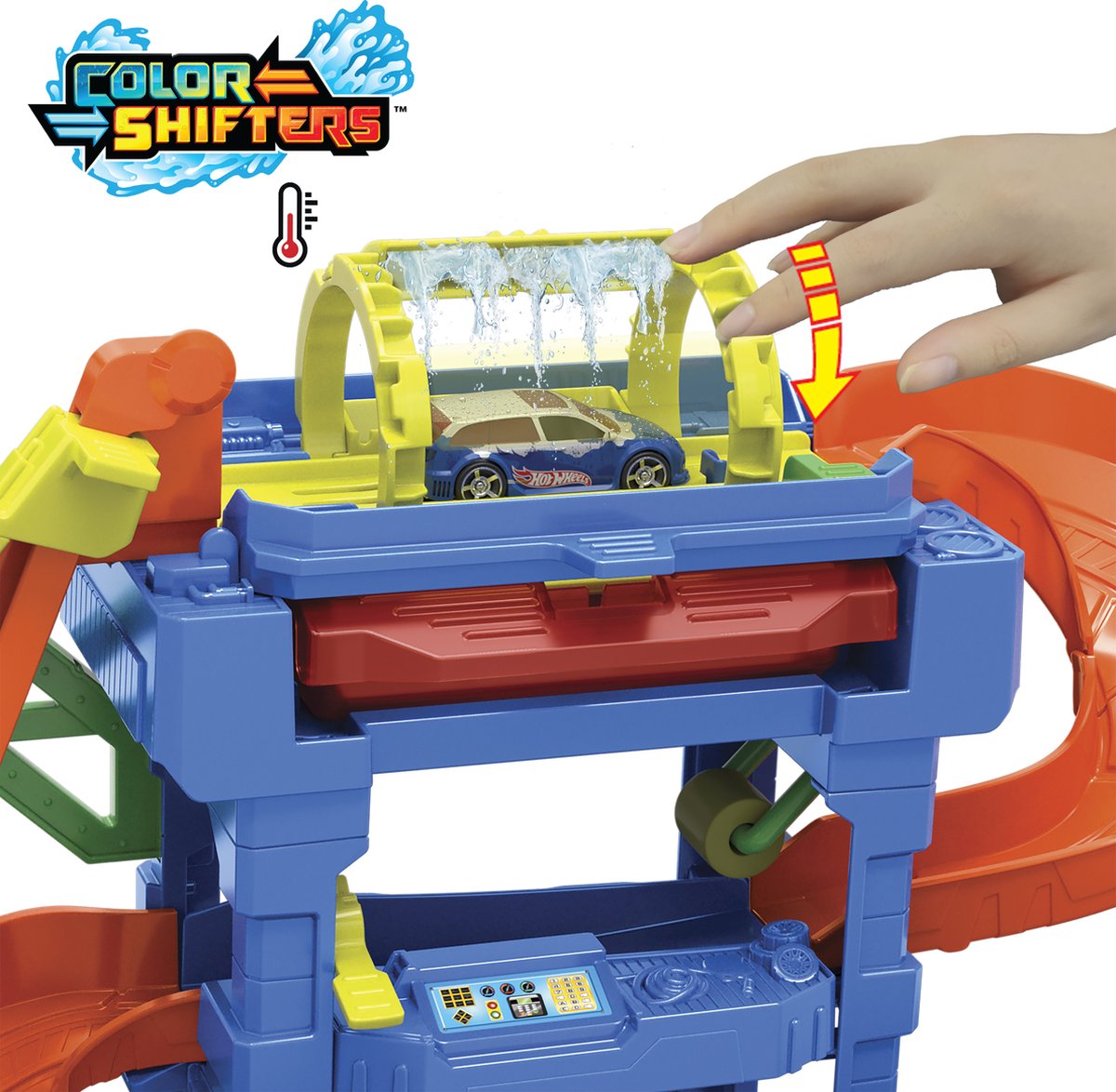 Hot Wheels City Tunnel Twist Car Wash - Racebaan