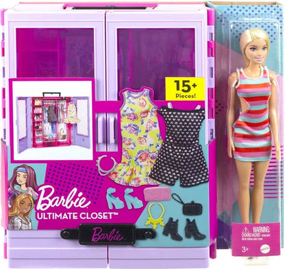 Barbie Super Kledingkast - Barbiepop - Barbie kleertjes