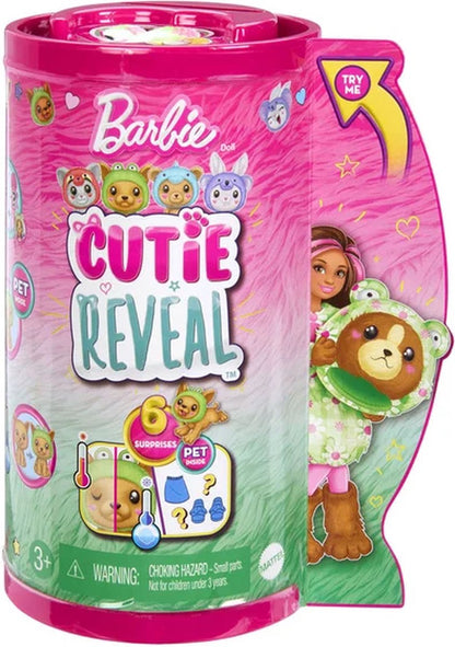 Barbie Cutie Reveal Pop - 13,9 cm - Hond Kikker - Barbiepop