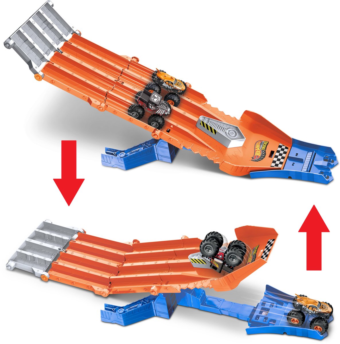 HOT WHEELS Monstertrucks RACEN EN SLOPEN