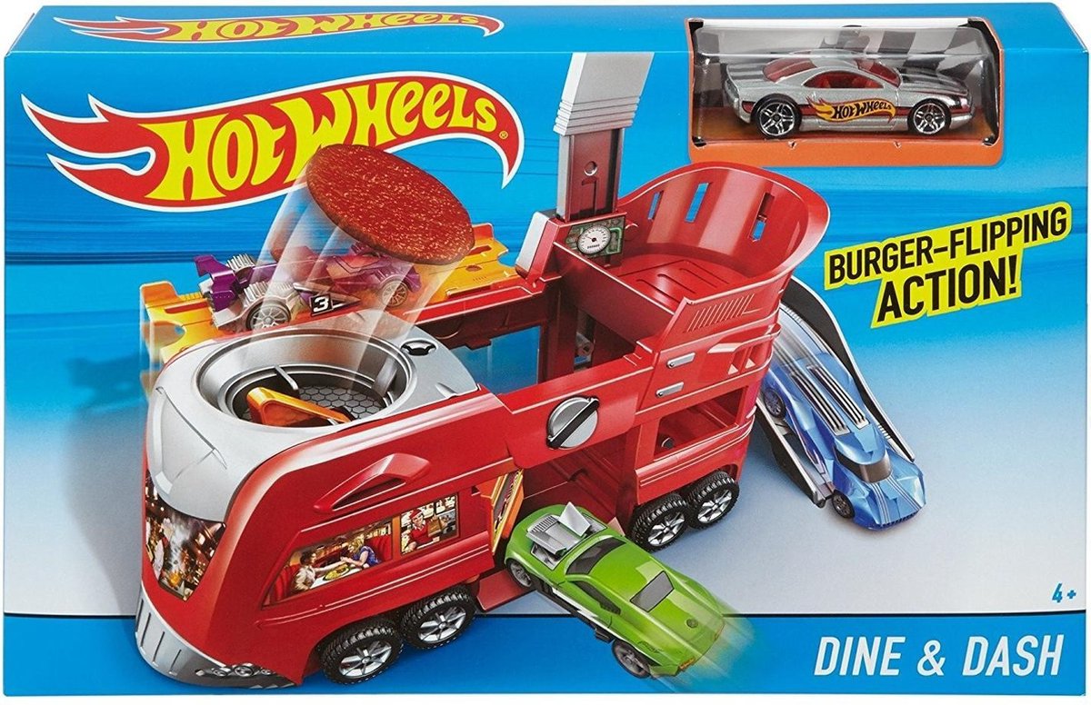 Hot Wheels Restaurant Dine & Dash - Baan uitbreiding - Vanaf 4 jaar