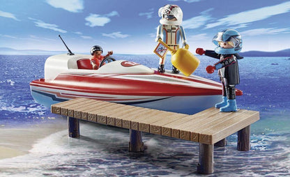 PLAYMOBIL Sports&Action Speedboot met onderwatermotor - 70744