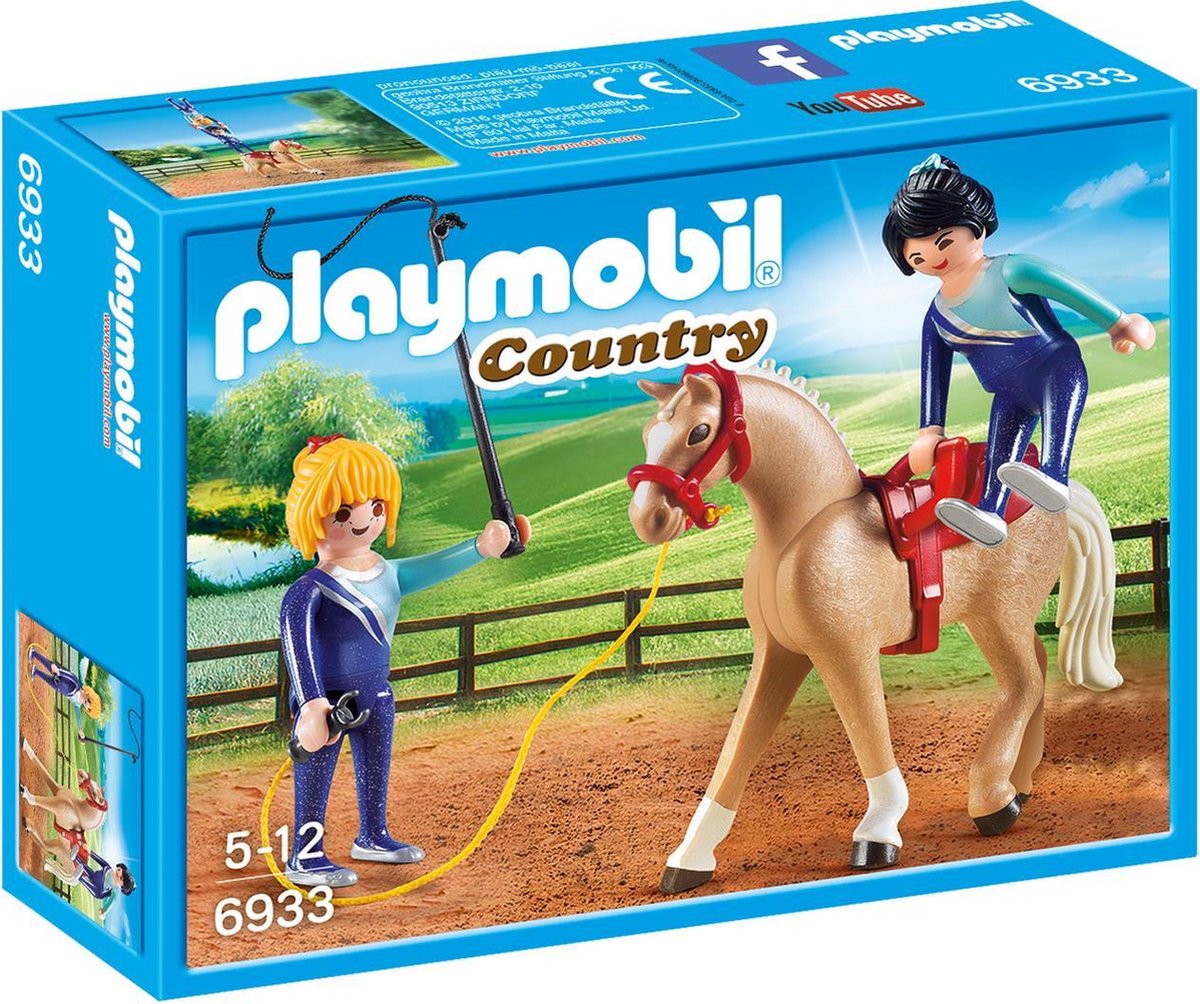 Country Voltigeteam met paard - 6933