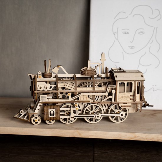 Locomotief hout  LK701