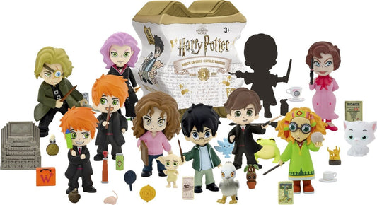Harry Potter Verrassingsbox Magical Capsule Wave 3 – Geschenk voor Sinterklaas – Poppen uit Hogwarts – Serie 3 – Toverstok en Spreuken uit Zweinstein – Cadeau voor Kerst - Serie 2 – Speelgoed - Vanaf 3 jaar