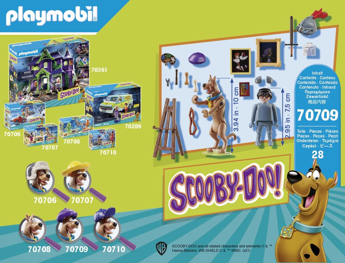 PLAYMOBIL SCOOBY-DOO! Avontuur met Black Knight - 70709
