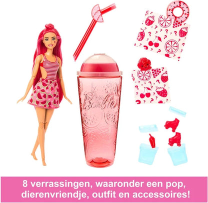 Barbie Pop! Reveal - Serie Fruit Watermeloensap - Barbiepop