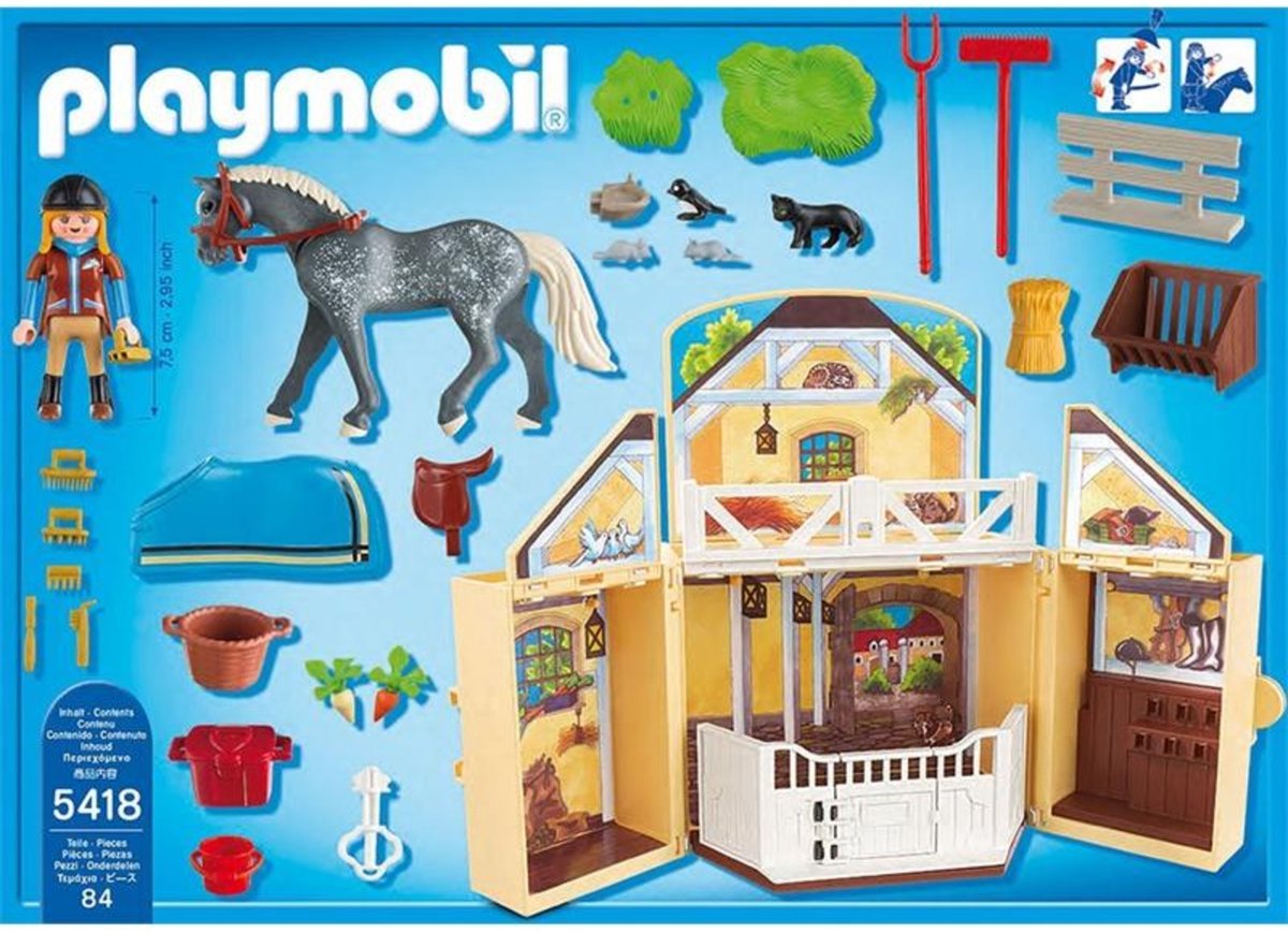 Speelbox "Paardenstal" / Coffre  "Ecurie"