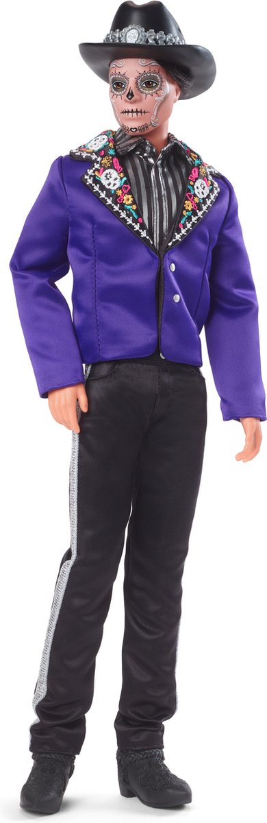Barbie Signature Ken Dag Van De Doden-pop Veelkleurig