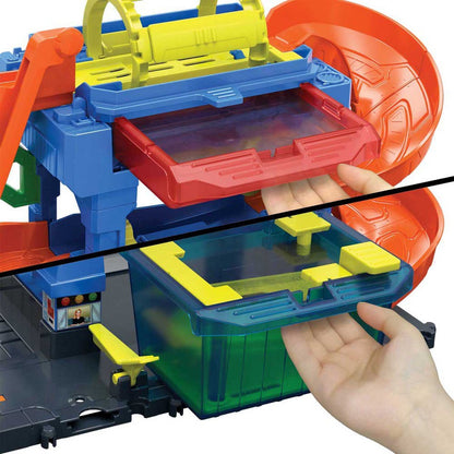 Hot Wheels City Tunnel Twist Car Wash - Racebaan