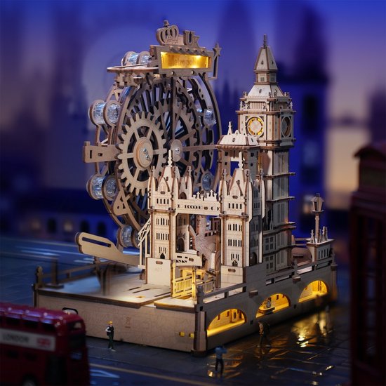 Marble Travel London – Marble Spaceport EGB01 – Houten Knikkerbaan