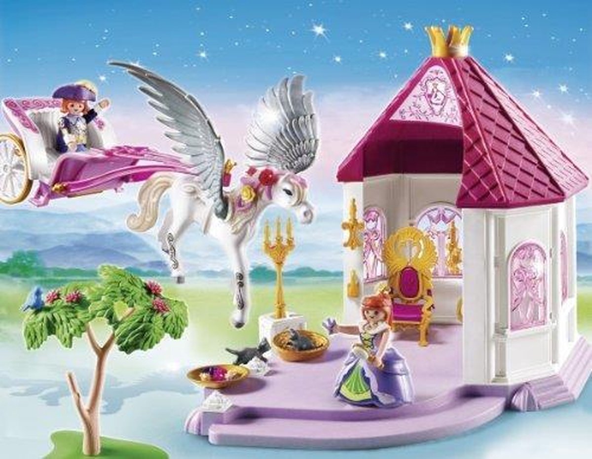 Playmobil Princess 5052 Pegasus paard met Koningspaar