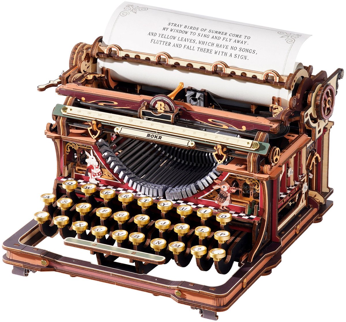 Mechanical Typewriter (magic version) - LK703C - ROKR Mechanical Gears Series - Typemachine