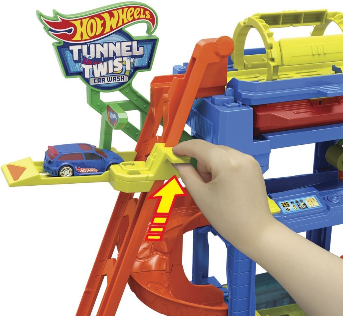 Hot Wheels City Tunnel Twist Car Wash - Racebaan