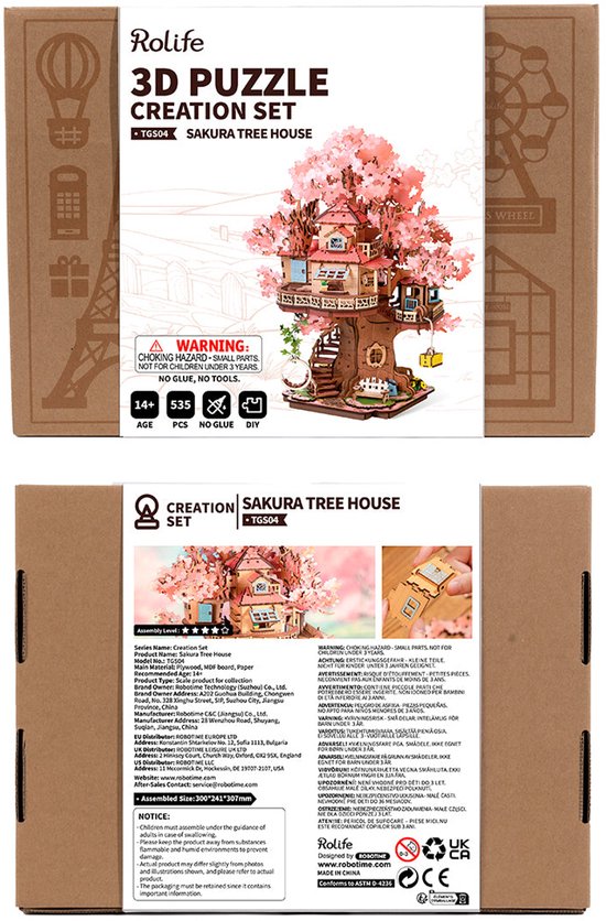 Sakura Tree House - Rolife Creation Set Series - TGS04