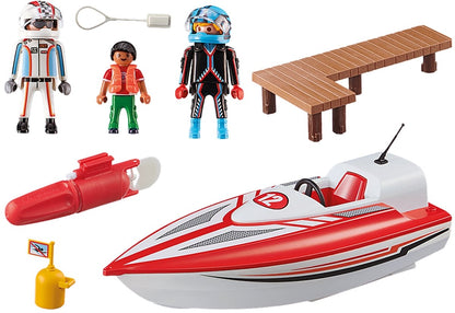 PLAYMOBIL Sports&Action Speedboot met onderwatermotor - 70744