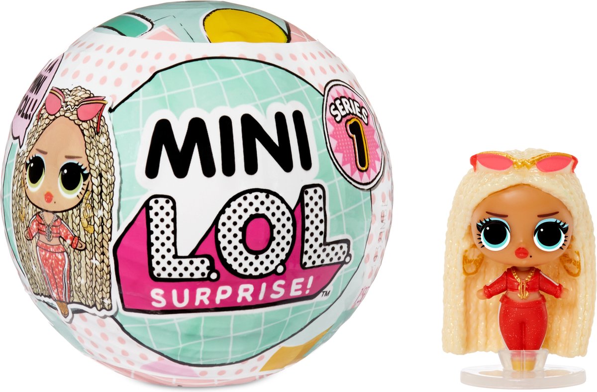 L.O.L. Surprise! Mini Bal Serie 1 - Minipop met 5 verrassingen