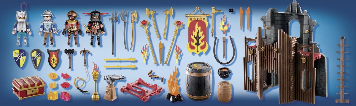 PLAYMOBIL Novelmore Burnham Raiders Vuurruïne - 70539