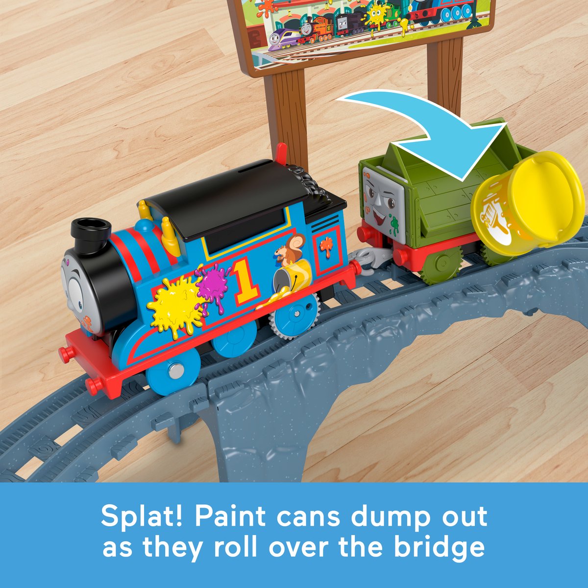 Fisher-Price Thomas de Stoomlocomotief Verfleveringsset